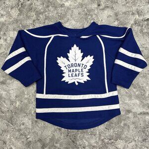 Kids Toronto Maple Leafs Jersey S/M Blue and white NH  Size 4/5